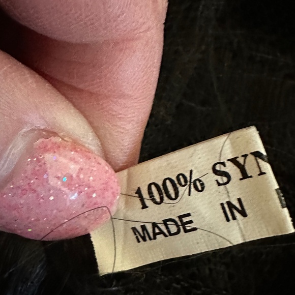 Black Pageboy Wig Halloween Wig Black Hair Wig Womens - Picture 6 of 8